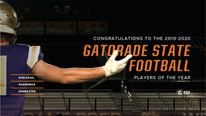 GATORADE ND STATE FOOTBALL PLAYER OF THE YEAR!